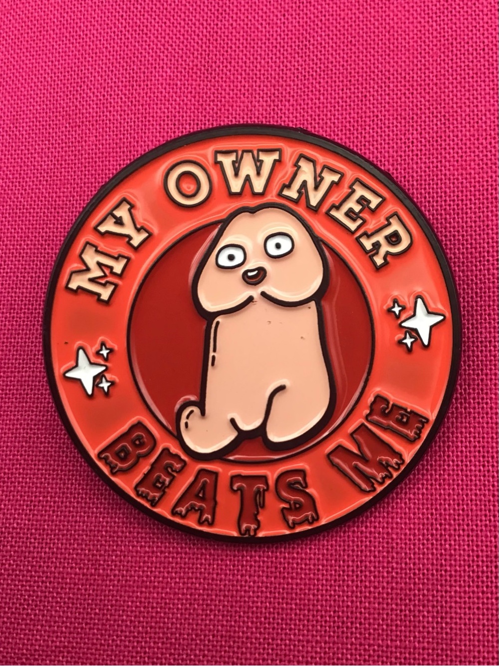 Beats Me Enamel Pin